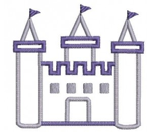 Stickserie Prinzessin Schloss